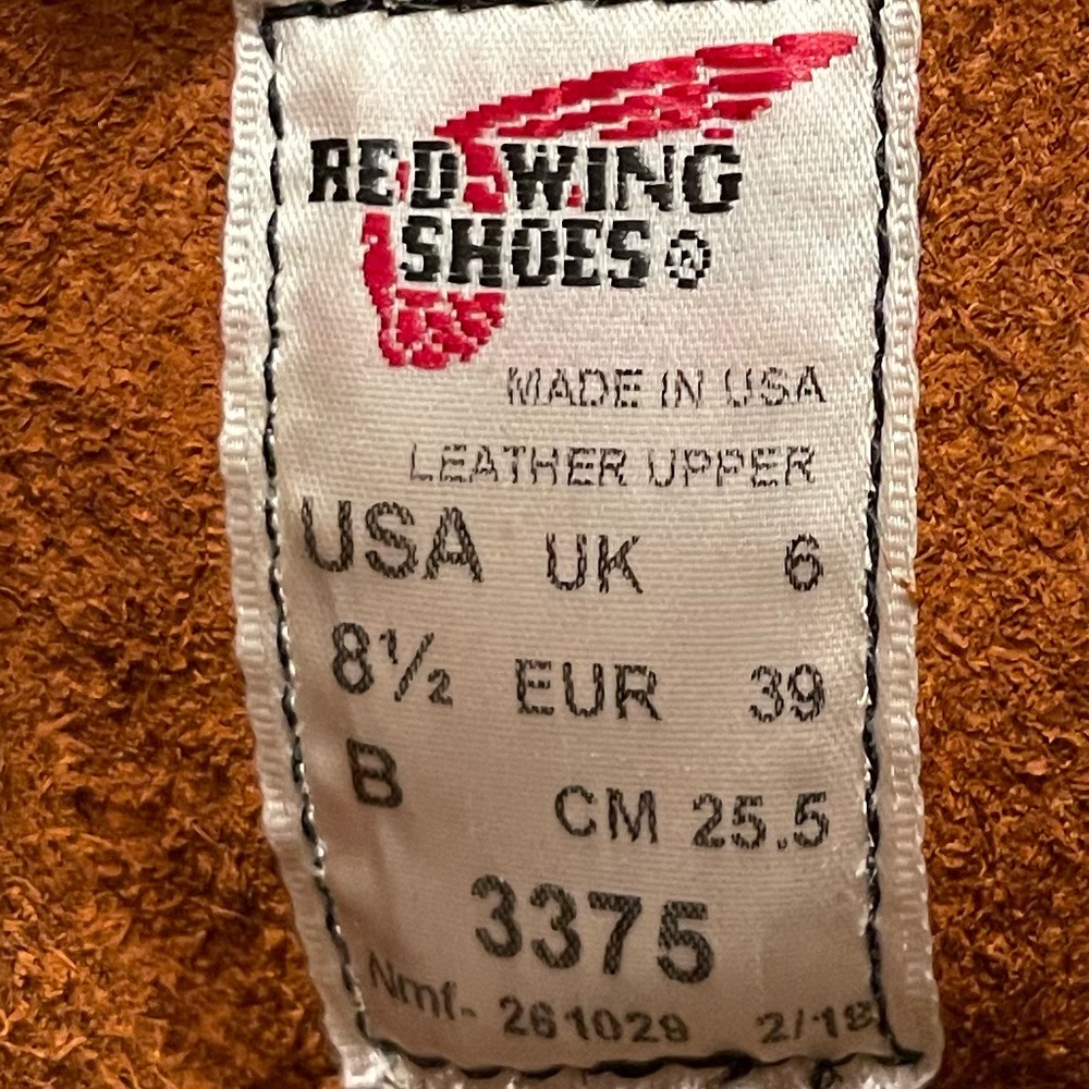 Red Wing Heritage 3375 Women's 6" Moc Toe Boots Oro-Legacy Leather 8.5 B - Picture 6 of 6